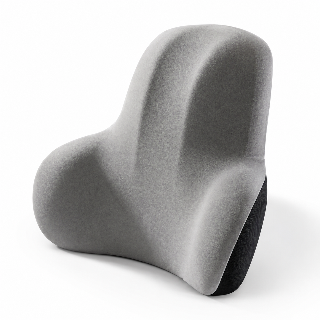 Premium Office Chair Cushion Memory Foam Seat Cushion with Lumbar Support Back Pain Relief Ergonomic Desk Chair Home Office Sitting Comfort Pad