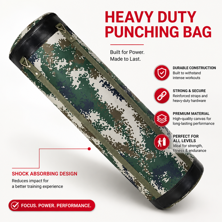 Premium PVC Boxing Sandbag Durable Hanging Punching Bag for Indoor &amp; Outdoor Training Oxford Cloth Sponge Material 60/80/100cm Sizes Chain Included Mt