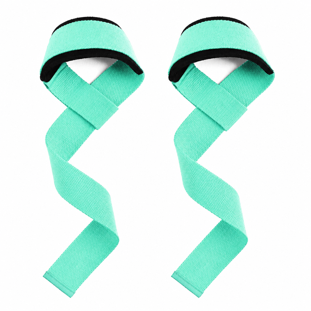 Premium Padded Figure 8 Deadlift Straps Weight Lifting Wrist Support Powerlifting Gym Fitness Pull Up Bar Grip Training Durable Comfortable Support