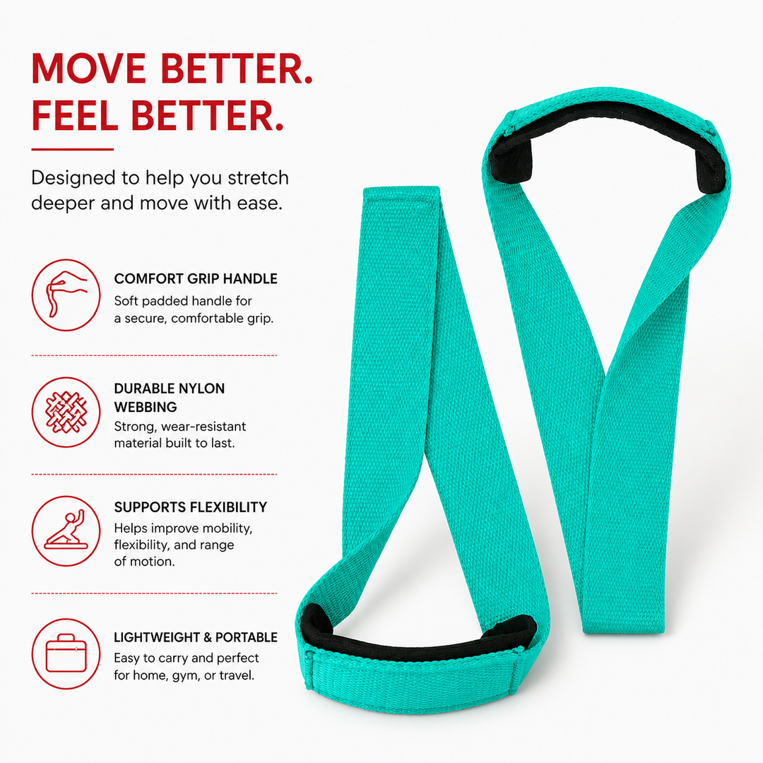 Premium Padded Figure 8 Deadlift Straps Weight Lifting Wrist Support Powerlifting Gym Fitness Pull Up Bar Grip Training Durable Comfortable Support