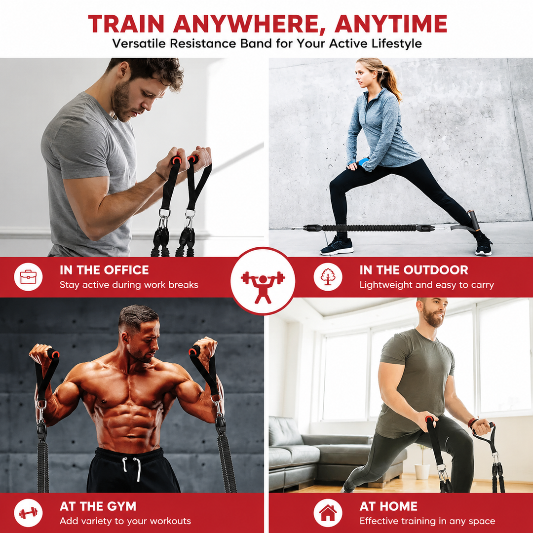 Premium Pedal Tensioner Resistance Trainer Adjustable Pull Rope Home Gym Fitness Equipment Full Body Core Back Abdominal Leg Workout Portable Exercise Device
