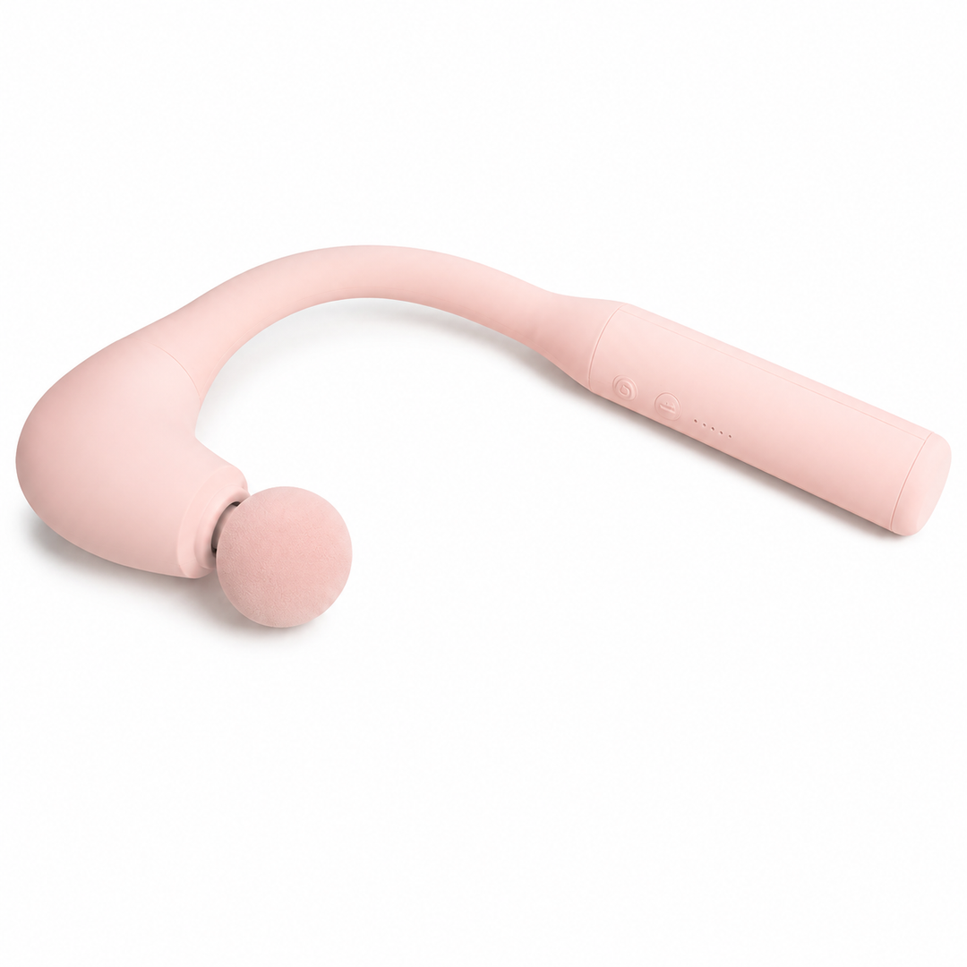 Premium Percussion Massage Gun Deep Tissue Muscle Massager Neck Back Shoulder Leg Recovery Massage Hammer Extension Handle Portable Therapy