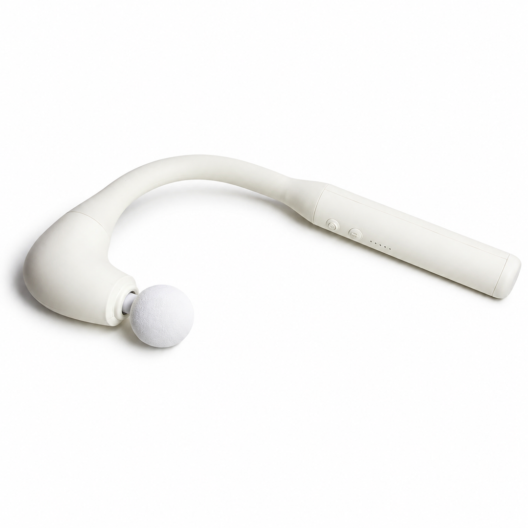 Premium Percussion Massage Gun Deep Tissue Muscle Massager Neck Back Shoulder Leg Recovery Massage Hammer Extension Handle Portable Therapy