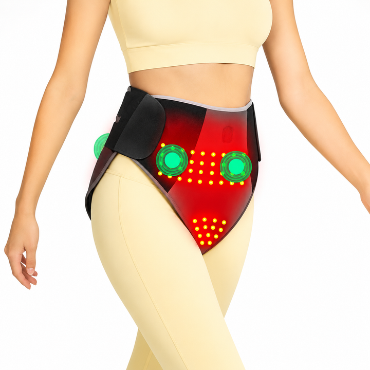Premium Period Heating Underwear for Women Red Light Therapy Heated Briefs 3 Heat Levels Lower Abdomen Warmth USB Powered Wearable Heating Comfort Support
