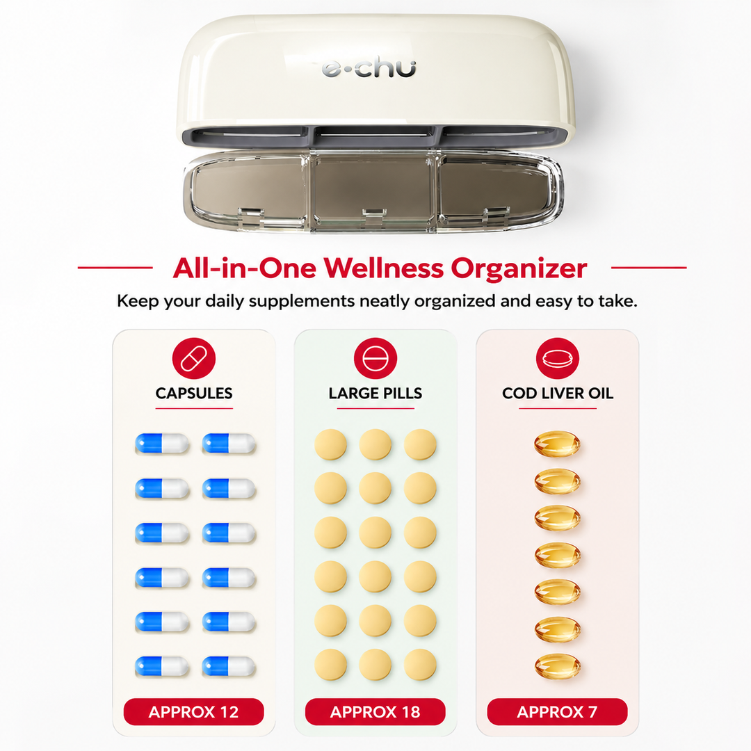 Premium Portable Pill Organizer 3 Compartment Medicine Box Waterproof Travel Tablet Case Vitamin Supplement Storage Container Compact Daily Use