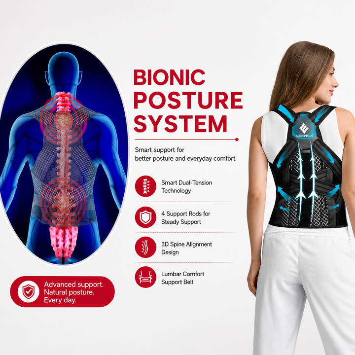 Premium Posture Corrector Brace Adjustable Back Support Spine Alignment Shoulder Support Slouching Pain Relief Breathable Lightweight Posture Correction Belt for Daily Use