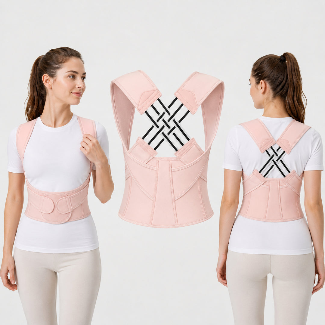 Premium Posture Corrector Brace Adjustable Back Support for Kids Students Adults Shoulder Alignment Adjustable Posture Support Belt Daily Wear Ergonomic Fit