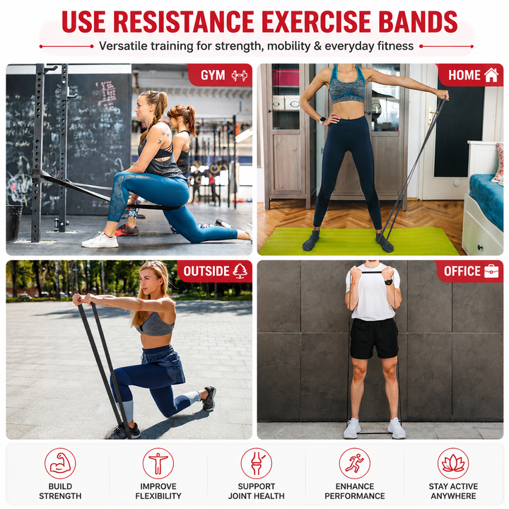 Premium Pull Up Resistance Bands Set 5 Level Resistance Loop Bands with Handles Door Anchor Carry Bag Natural Latex Strength Training Mobility Rehab Workout Kit