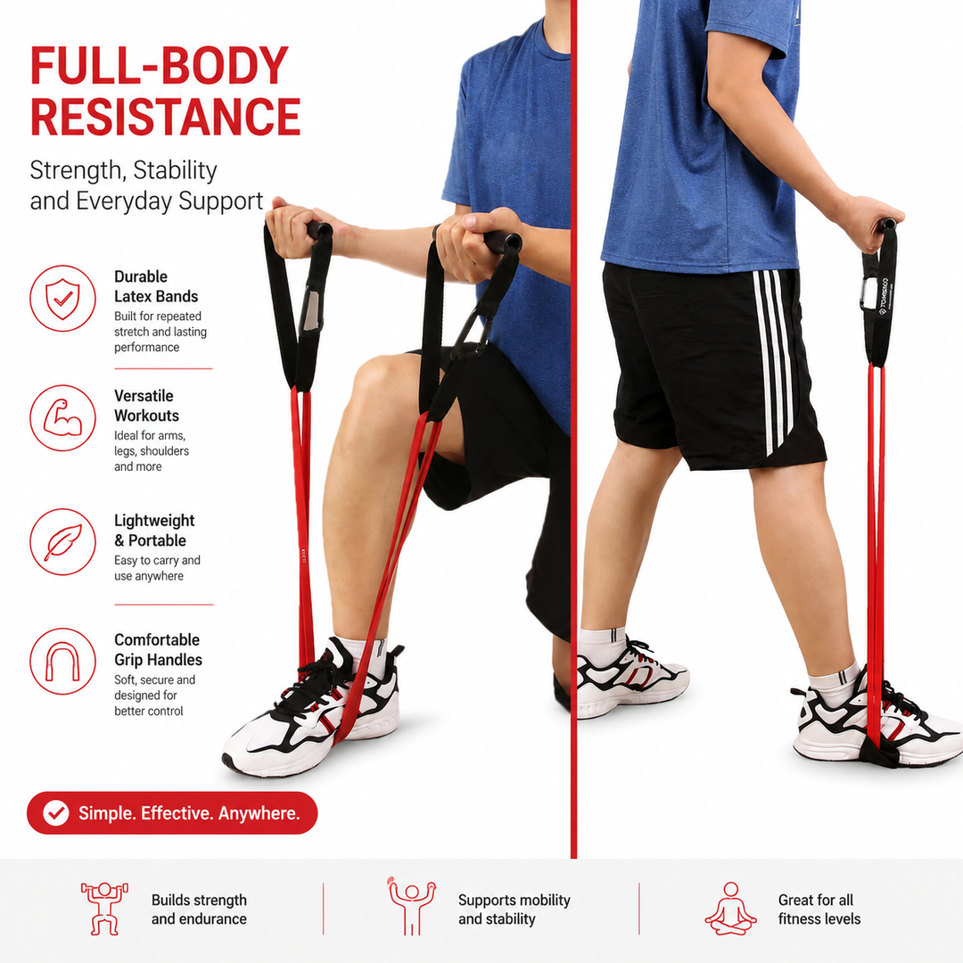Premium Pull Up Resistance Bands Set 5 Level Resistance Loop Bands with Handles Door Anchor Carry Bag Natural Latex Strength Training Mobility Rehab Workout Kit