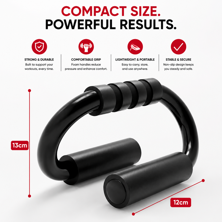 Premium Push Up Bars Ergonomic Push Up Handles Non Slip Strength Training Equipment Portable Home Gym Fitness Handles Pair Upper Body Workout Support