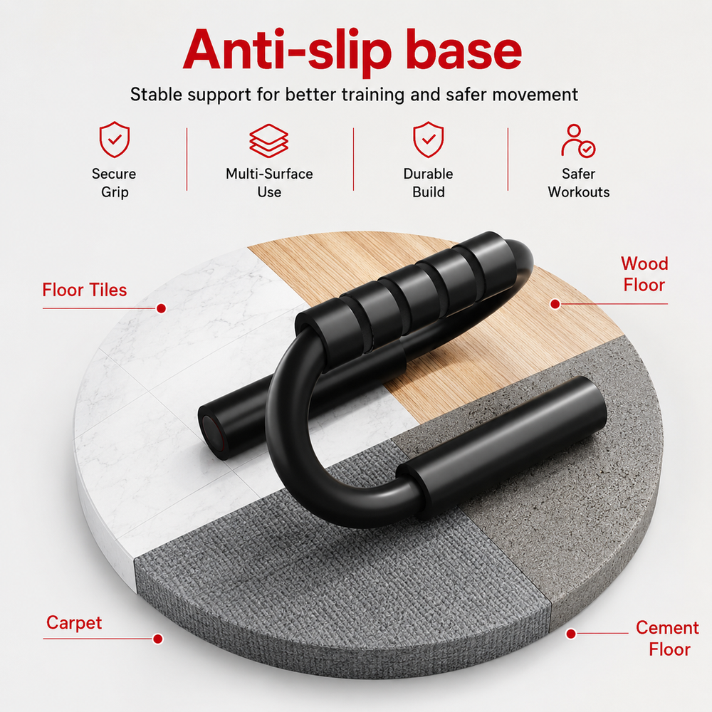 Premium Push Up Bars Ergonomic Push Up Handles Non Slip Strength Training Equipment Portable Home Gym Fitness Handles Pair Upper Body Workout Support