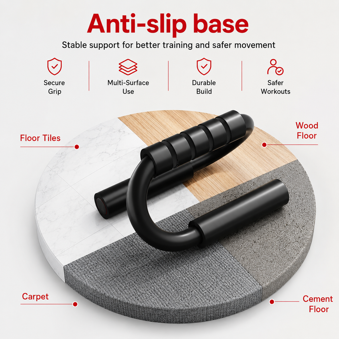 Premium Push Up Bars Ergonomic Push Up Handles Non Slip Strength Training Equipment Portable Home Gym Fitness Handles Pair Upper Body Workout Support