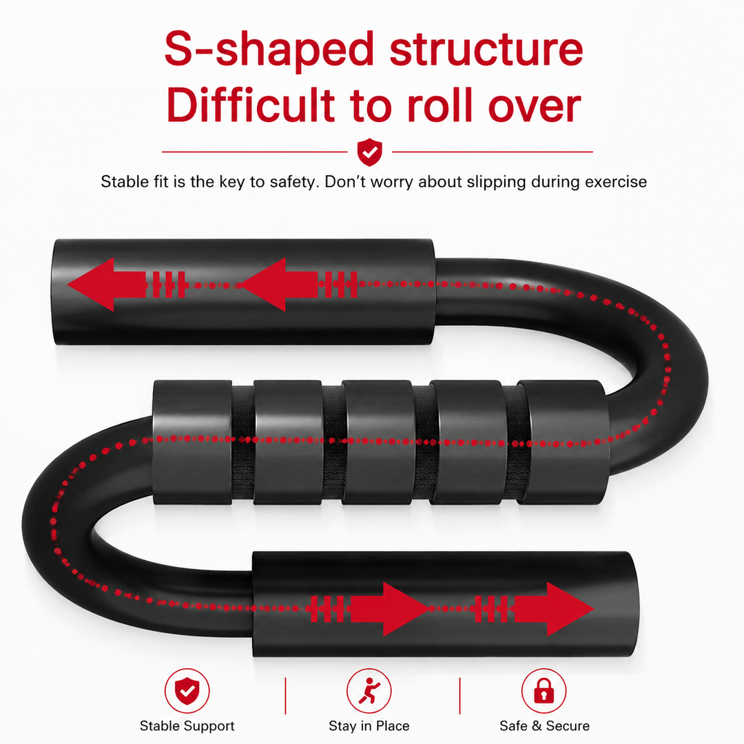 Premium Push Up Bars Ergonomic Push Up Handles Non Slip Strength Training Equipment Portable Home Gym Fitness Handles Pair Upper Body Workout Support