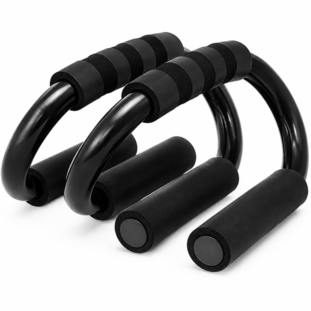 Premium Push-Up Support Handles Strength Training Bars Non-Slip Ergonomic Push-Up Stands Home Gym Fitness Equipment Portable Floor Workout Bars 1 Pair