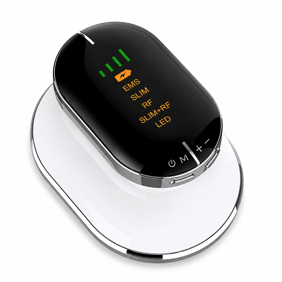 Premium RF Body Slimming Massager EMS Vibration Sculpting Device Radio Frequency LED Light Therapy Skin Firming Body Contouring Home Beauty Device