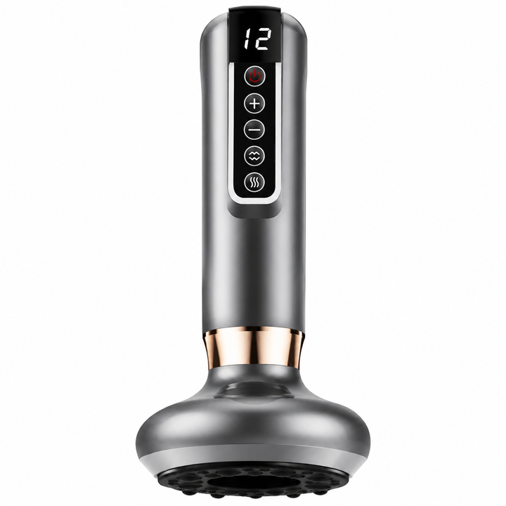 Premium Rechargeable Vacuum Massage Cup Smart Suction Device Warm Compress Body Massage Tool Adjustable Levels Portable Cordless Relaxation