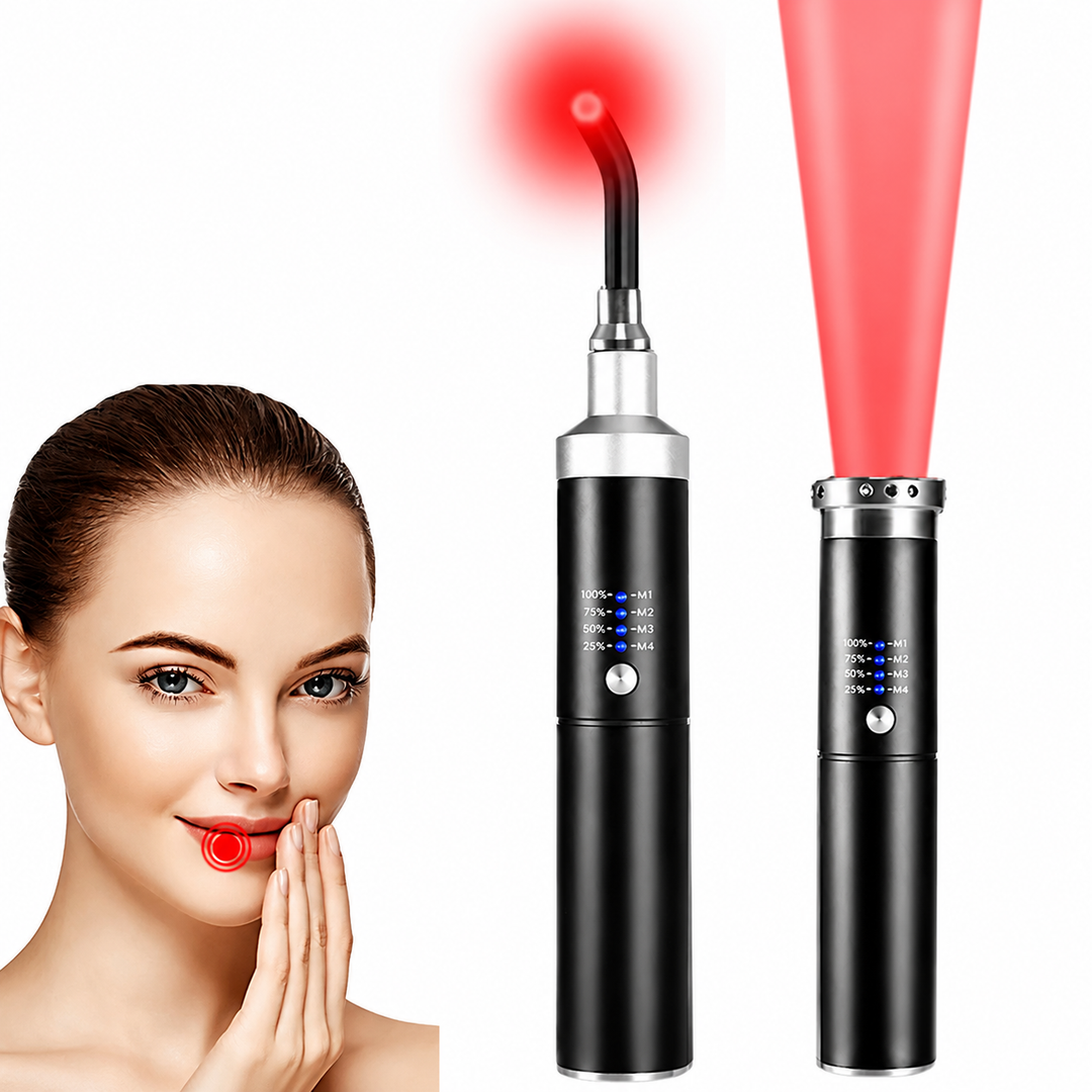 Premium Red Infrared Light Therapy Wand Multi Wavelength LED Device 460nm 630nm 660nm 850nm Facial Body Care Handheld Portable Rechargeable