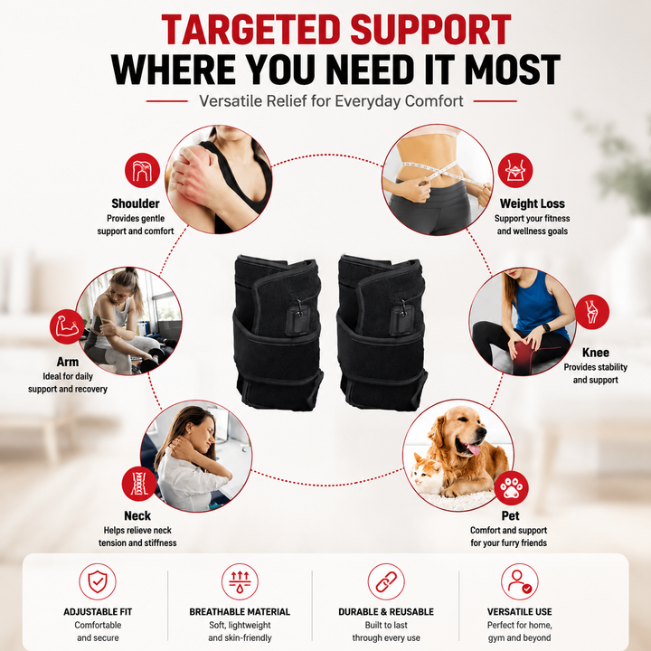Premium Red Infrared Therapy Belt 660nm 850nm LED Light Pad 360 LEDs Wearable Body Pain Relief Skin Care Wellness Light Therapy Belt Adjustable