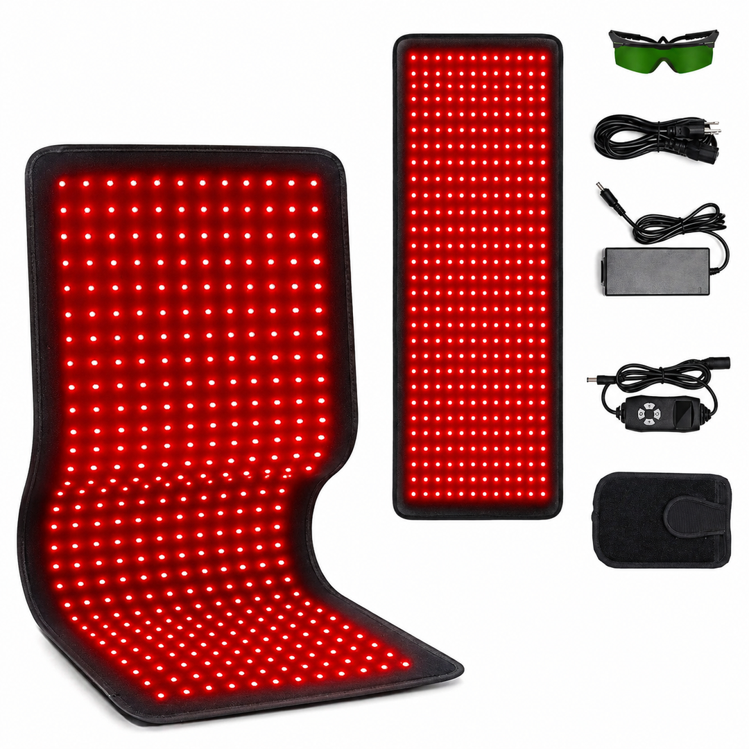 Premium Red Infrared Therapy Belt 660nm 850nm LED Light Wrap 360 LEDs Wearable Heating Pad Muscle Joint Relief Recovery Slimming Waist Belt