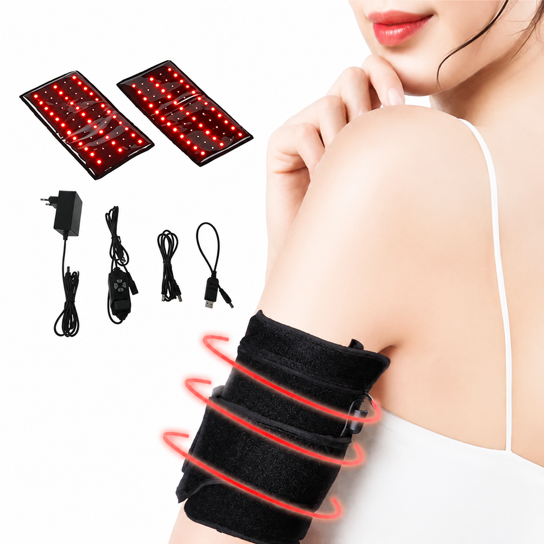 Premium Red Infrared Therapy Belt Wearable LED Light Pad 660nm 850nm 360 LEDs Body Comfort Waist Back Pain Relief Adjustable Portable Wellness Device