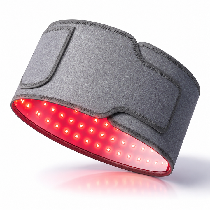 Premium Red Light Therapy Belt 660nm 850nm Infrared LED Waist Wrap Muscle Recovery Pain Relief Belt 4 Modes Auto Timer Back Shoulder Joint Therapy Device