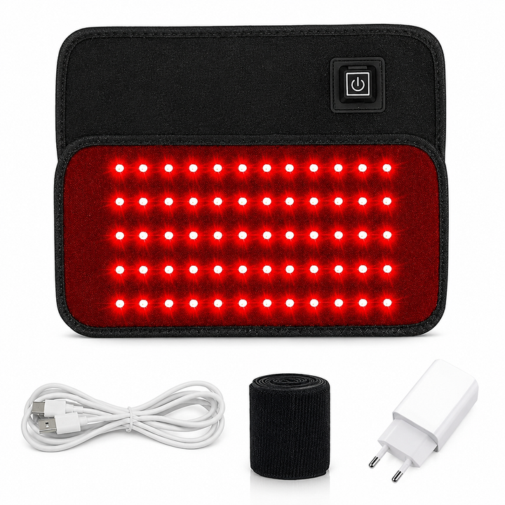 Premium Red Light Therapy Belt 660nm 850nm Infrared Light Therapy Wrap Back Waist Joint Muscle Recovery Pain Relief Body Therapy Device Home Use