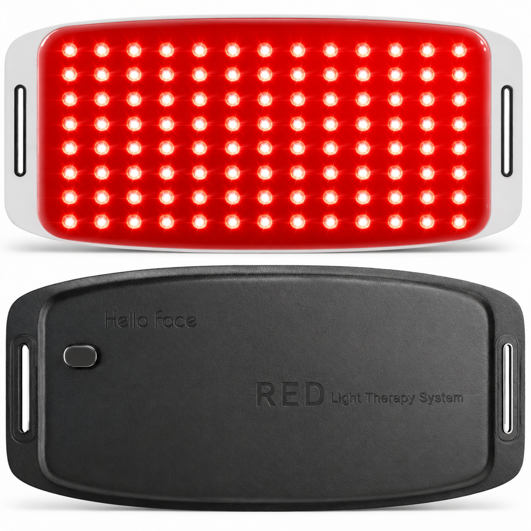 Premium Red Light Therapy Belt 660nm 850nm Infrared Light Therapy Wrap for Pain Relief Muscle Recovery Joint Support Cordless Rechargeable Device