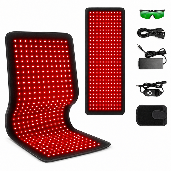 Premium Red Light Therapy Belt Infrared LED Body Wrap 660nm 850nm 360 LED Muscle Recovery Waist Back Pain Relief Slimming Therapy Device Home Use