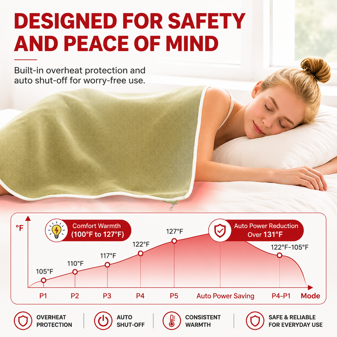 Premium Red Light Therapy Blanket Full Body Infrared Heating Blanket for Pain Relief Muscle Recovery Relaxation Home Wellness LED Heat Wrap