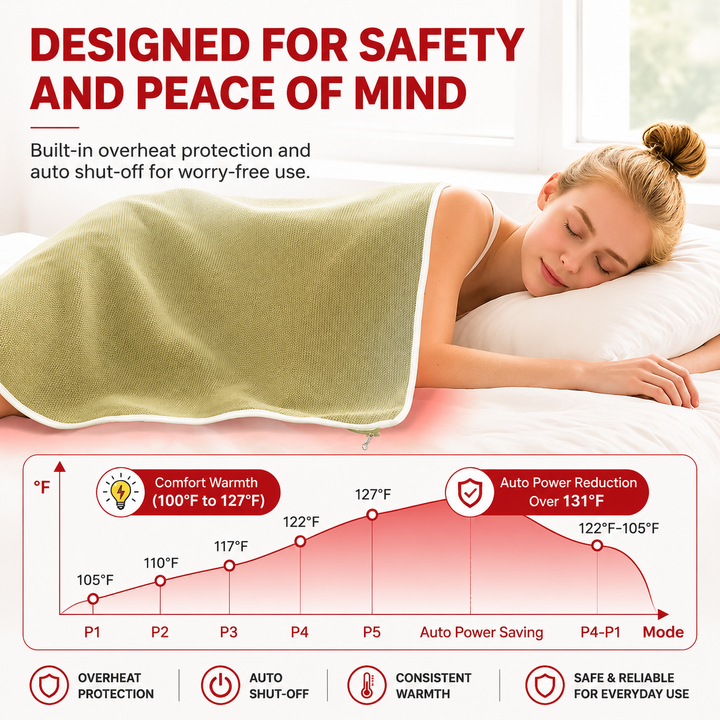 Premium Red Light Therapy Blanket Full Body Infrared Heating Blanket for Pain Relief Muscle Recovery Relaxation Home Wellness LED Heat Wrap