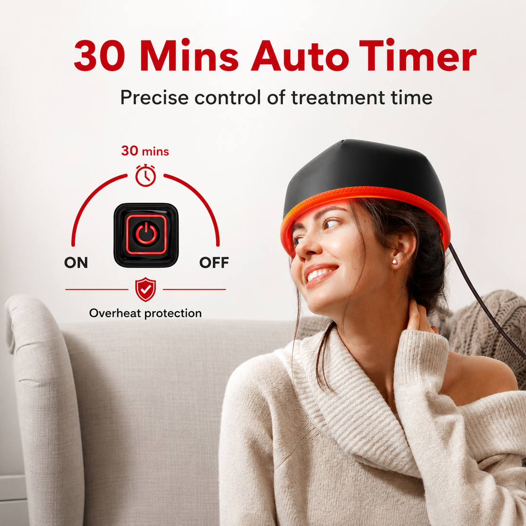 Premium Red Light Therapy Hair Growth Hat 660nm 850nm LED Hair Regrowth Cap 120 LEDs FDA Cleared Cordless Scalp Treatment Device for Thinning Hair Care