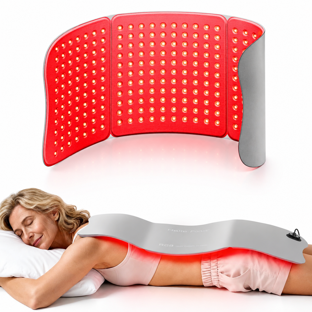 Premium Red Light Therapy Mat 660nm 850nm Infrared LED Therapy Pad 792 LEDs Full Body Coverage Adjustable Modes Timer Heatless Home Wellness Recovery Light Mat