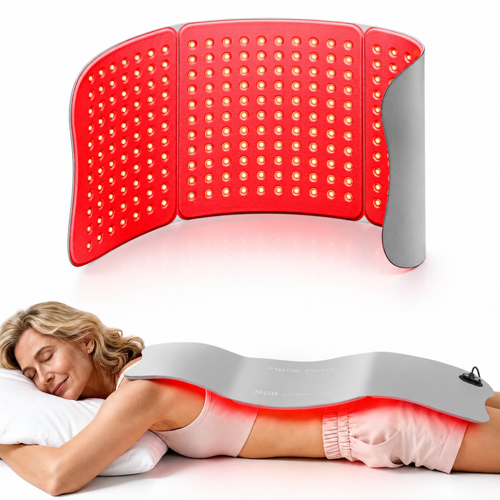 Premium Red Light Therapy Mat 660nm 850nm Infrared LED Therapy Pad 792 LEDs Full Body Coverage Adjustable Modes Timer Heatless Home Wellness Recovery Light Mat