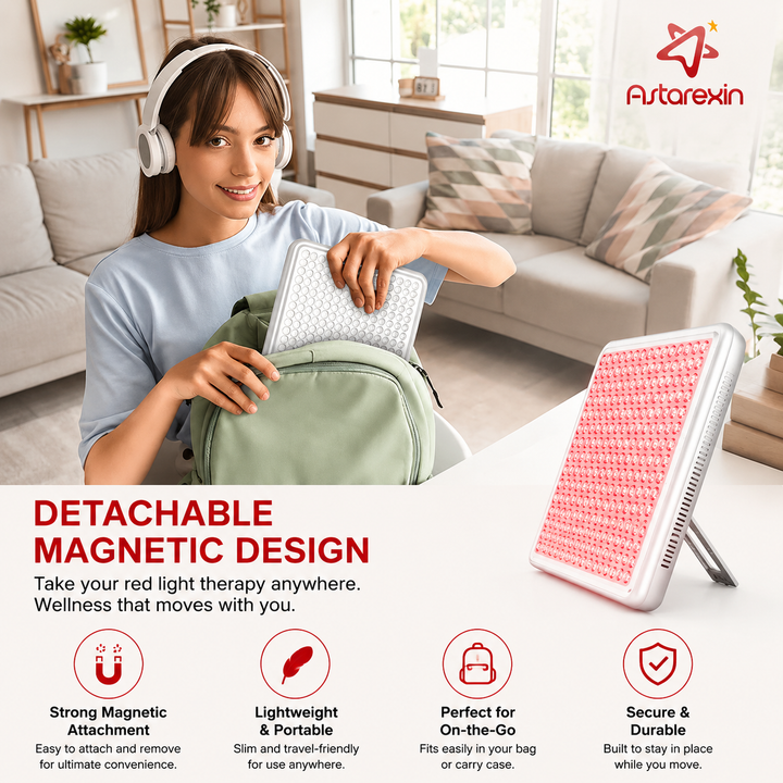 Premium Red Light Therapy Panel 660nm 850nm Near Infrared Light Therapy Lamp for Face Body Skin Care Wellness Pain Relief Home LED Therapy Device