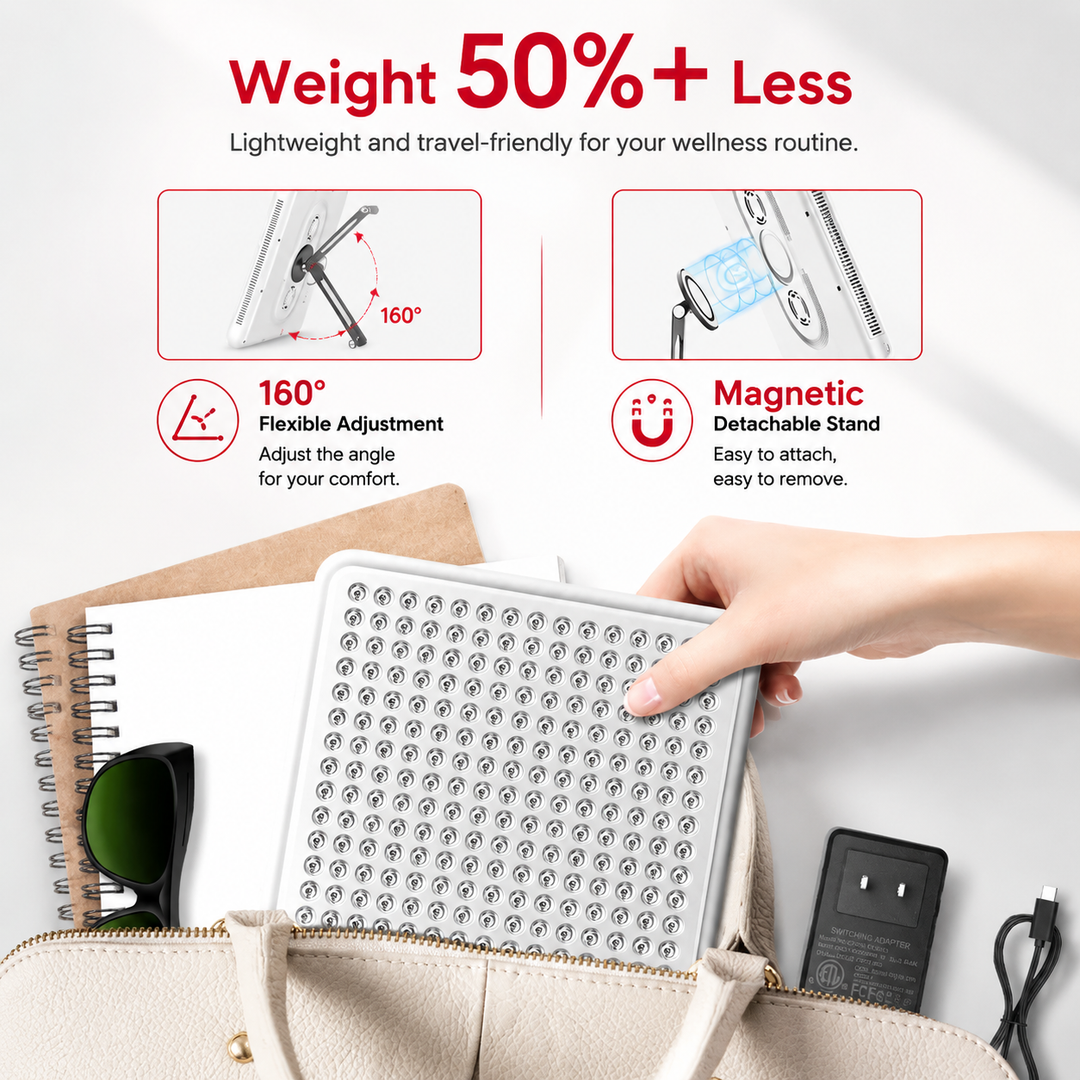 Premium Red Light Therapy Panel 660nm 850nm Near Infrared Light Therapy Lamp for Face Body Skin Care Wellness Pain Relief Home LED Therapy Device