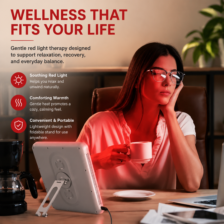 Premium Red Light Therapy Panel 660nm 850nm Near Infrared Light Therapy Lamp for Face Body Skin Care Wellness Pain Relief Home LED Therapy Device