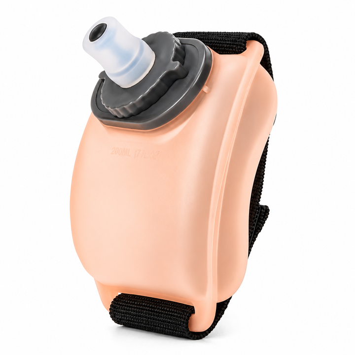 Premium Running Wrist Water Bottle Holder Soft Flask Hydration Pack Adjustable Strap Leakproof BPA-Free Portable for Marathon Cycling Travel Daily Use