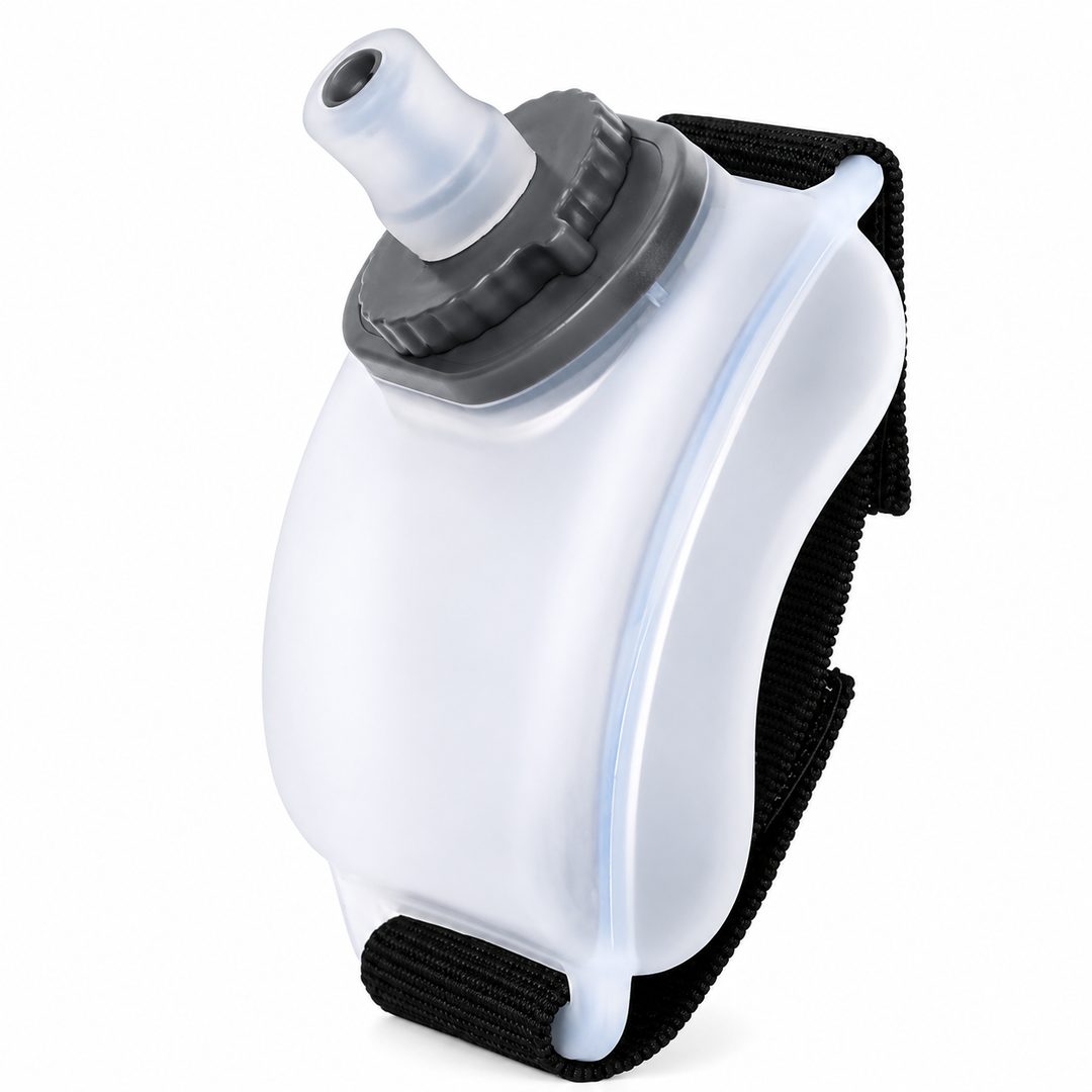 Premium Running Wrist Water Bottle Holder Soft Flask Hydration Pack Adjustable Strap Leakproof BPA-Free Portable for Marathon Cycling Travel Daily Use