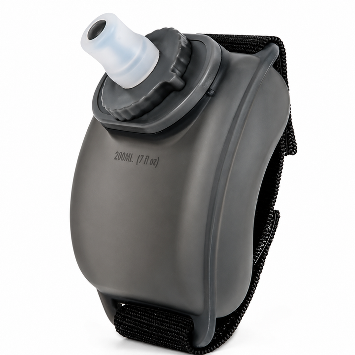 Premium Running Wrist Water Bottle Holder Soft Flask Hydration Pack Adjustable Strap Leakproof BPA-Free Portable for Marathon Cycling Travel Daily Use