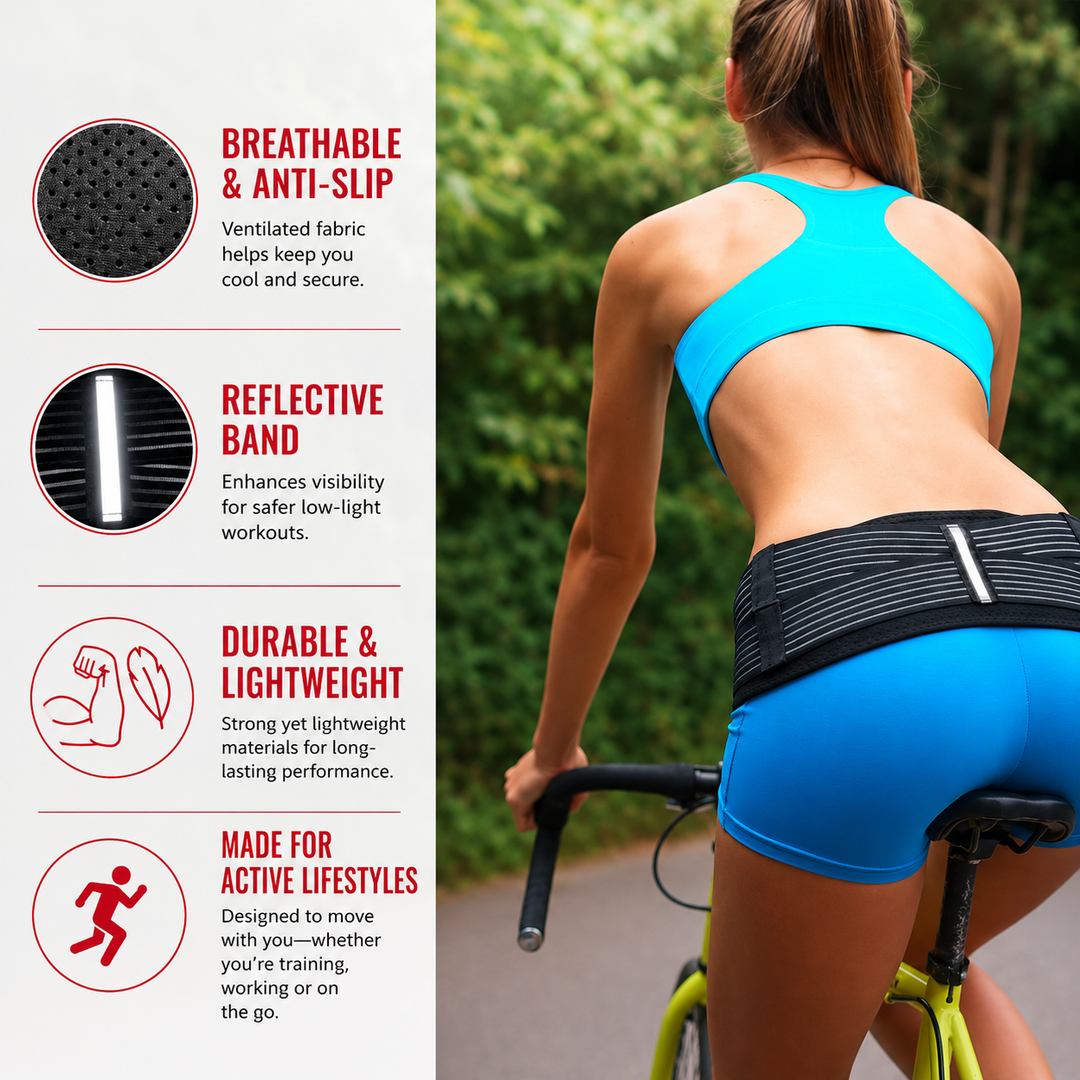 Premium SI Belt Adjustable Sacroiliac Hip Brace Pelvic Support Belt Lumbar Hip Support 76–114cm Compression Belt Home Work Daily Use Comfort