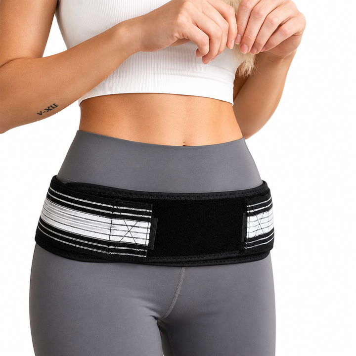 Premium Sacroiliac Hip Brace for Lower Back Pain Relief Adjustable SI Belt for Sciatic Nerve Pelvic Lumbar Hip Support 76-114cm 30-45in
