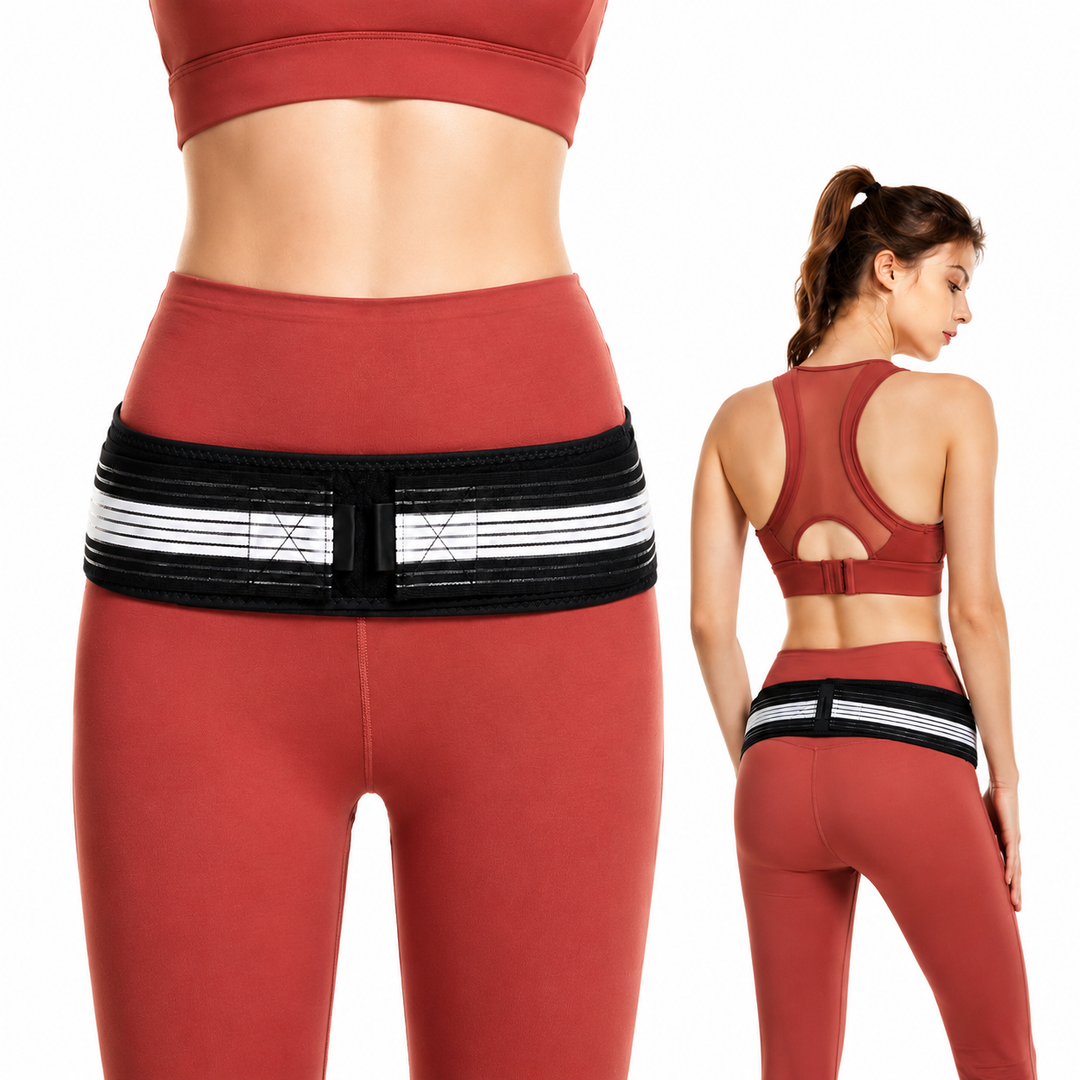 Premium Sacroiliac Hip Brace for Lower Back Pain Relief Adjustable SI Belt for Sciatic Nerve Pelvic Lumbar Hip Support 76-114cm 30-45in