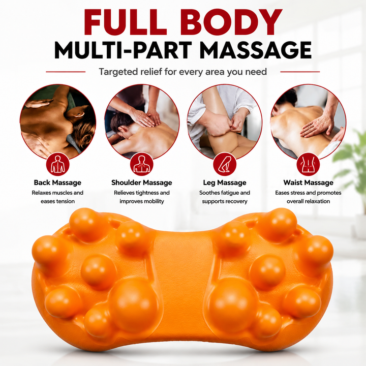 Premium Sciatica Massager Deep Tissue Myofascial Release Hip Lower Back Trigger Point Tool Glute SI Joint Pelvic Psoas Pain Relief Portable Muscle Support