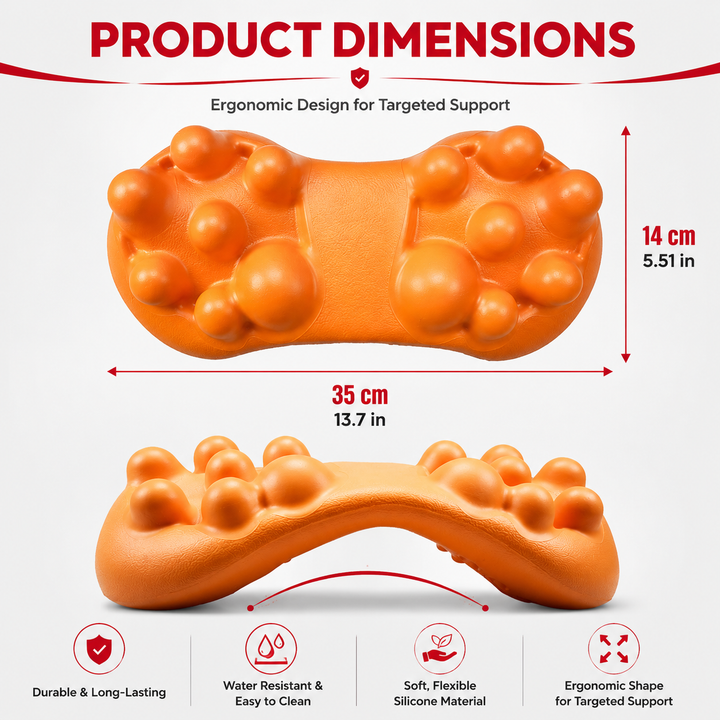 Premium Sciatica Massager Deep Tissue Myofascial Release Hip Lower Back Trigger Point Tool Glute SI Joint Pelvic Psoas Pain Relief Portable Muscle Support