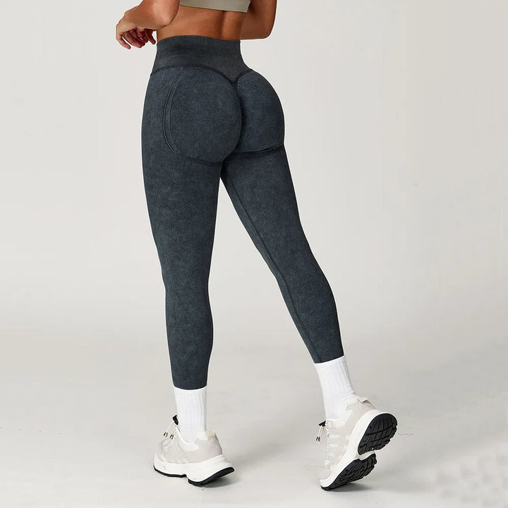 Premium Seamless Yoga Leggings for Women High Waisted Ribbed Workout Leggings Stretch Compression Fitness Activewear Gym Running Training Pants