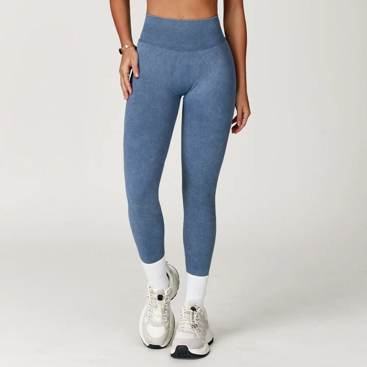 Premium Seamless Yoga Leggings for Women High Waisted Ribbed Workout Leggings Stretch Compression Fitness Activewear Gym Running Training Pants