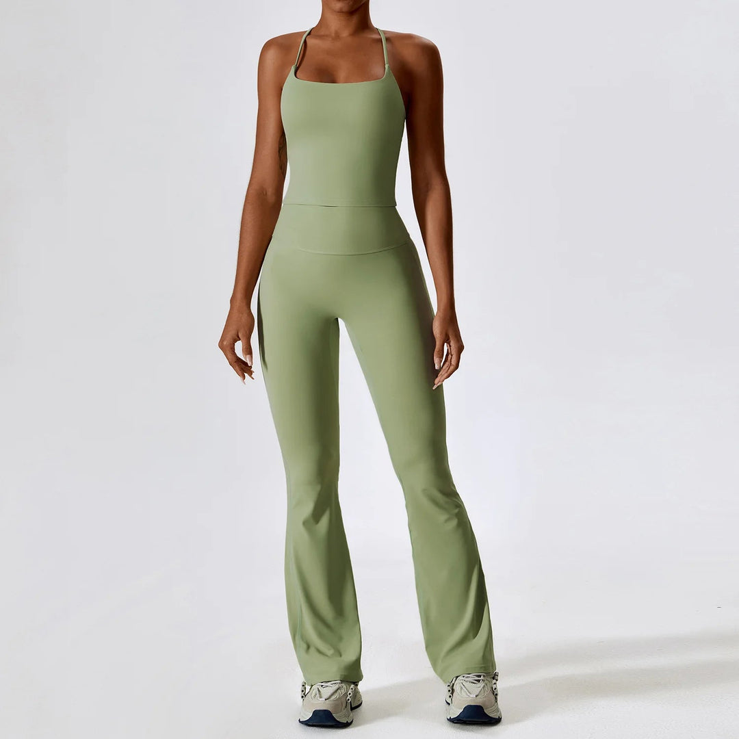 Premium Seamless Yoga Set for Women 2 Piece Sports Bra and High Waist Leggings Workout Outfit Breathable Compression Activewear Quick Dry Fabric Fit