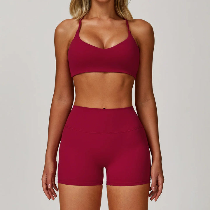 Premium Seamless Yoga Set for Women Long Sleeve Sports Bra and Leggings Workout Set Breathable Stretch Activewear Compression Fit Gym Training Outfit