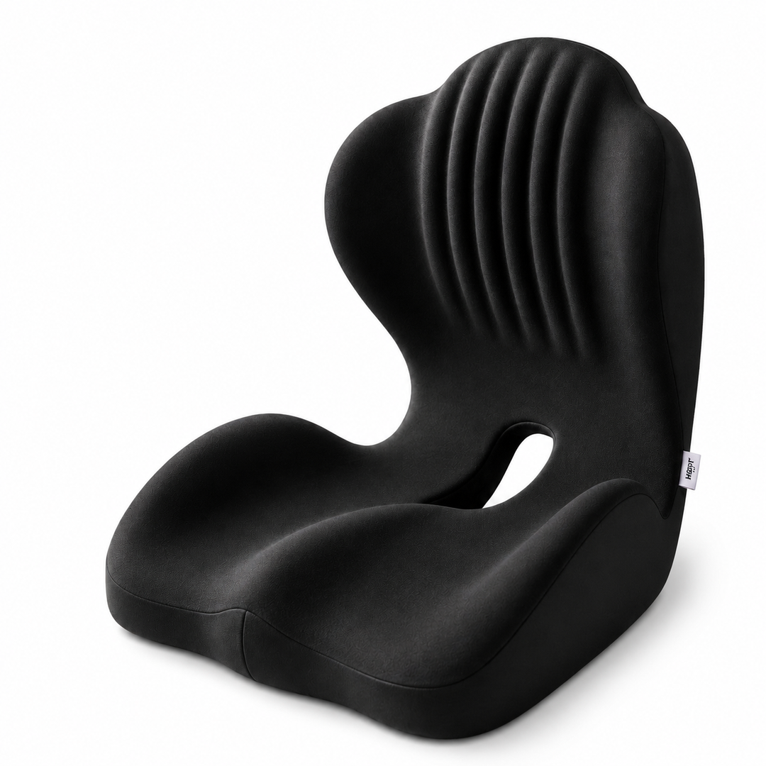Premium Seat Cushion with Back Support Memory Foam Ergonomic Office Chair Cushion Lumbar Support Posture Correction Tailbone Relief Cushion for Office Car Home Use