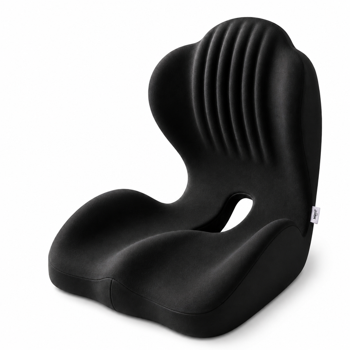 Premium Seat Cushion with Back Support Memory Foam Ergonomic Office Chair Cushion Lumbar Support Posture Correction Tailbone Relief Cushion for Office Car Home Use